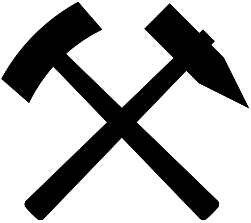 Schlaegel und Eisen - Logo der Bergarbeiter im Erzgebirge - Bergbauagentur Erzgebirge